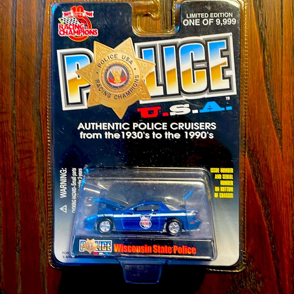 Racing Champions Wisconsin State Police Cruiser